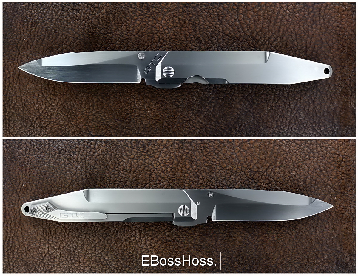 Gustavo Cecchini (GTC Knives) Titanium Prisma Flipper EBossHoss Knives
